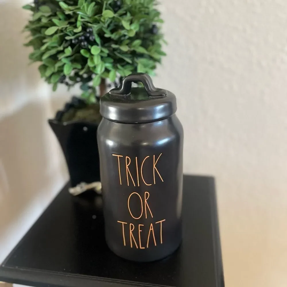Trick or treat canister rae dunn